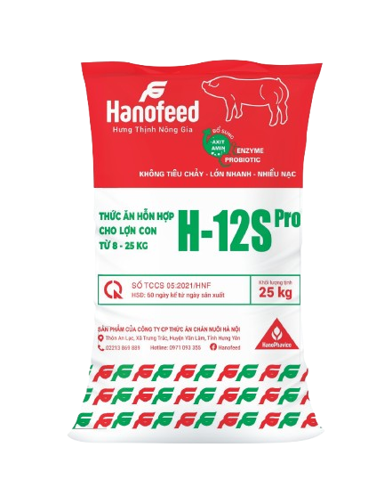 Thức ăn hỗn hợp cho lợn con từ 8 - 25 kg