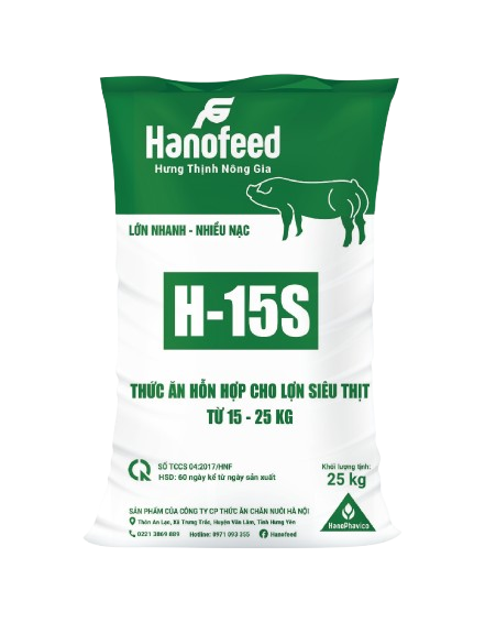 Thức ăn hỗn hợp cho lợn siêu thịt từ 15 - 25 kg