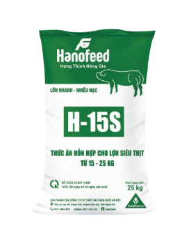 Thức ăn hỗn hợp cho lợn siêu thịt từ 15 - 25 kg