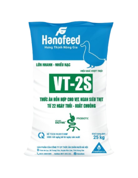 Thức ăn hỗn hợp cho vịt ngan thịt từ 22 ngày - xuất chuồng